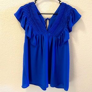 Pleated Anthro Maeve Blouse